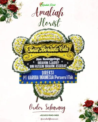 Papan Bunga Duka di Babakanpari